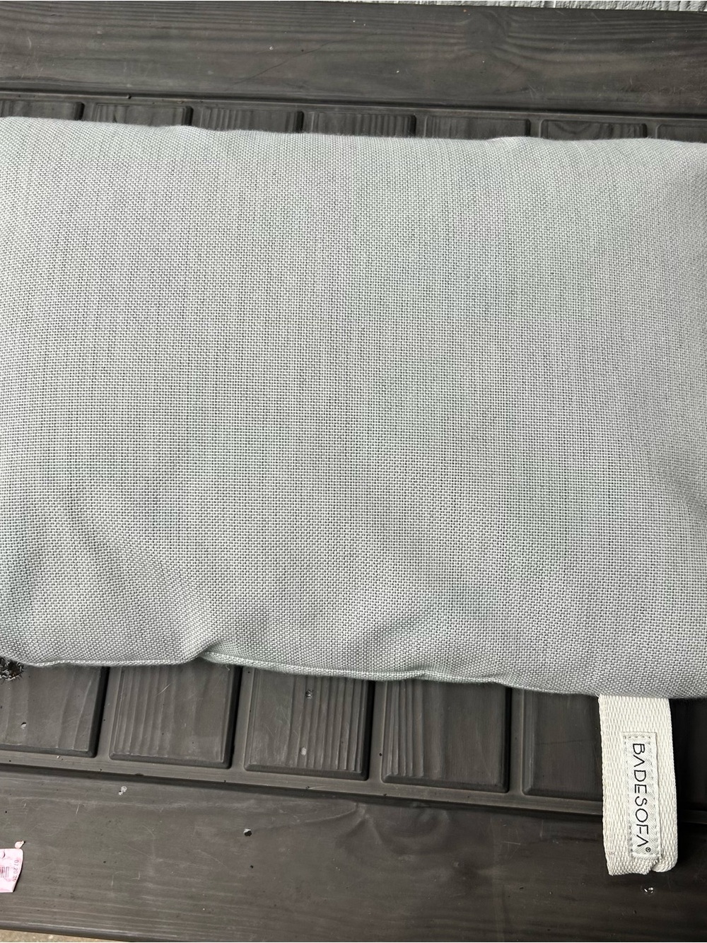 BADESOFA Bath Pillow Large Seat Pillow Gray
